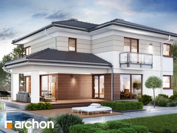 Проект дома Вилла Элиза 5 (Г2) - 2 Двухэтажные дома в Киеве