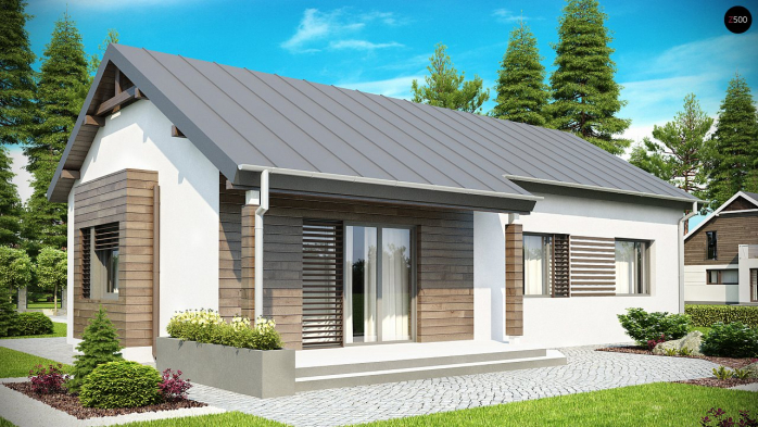 Проект дома U93 - 2 Одноэтажные дома в Киеве