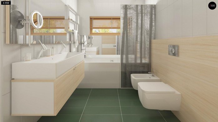 Проект дома Ux49 minus - 19 Одноэтажные дома в Киеве