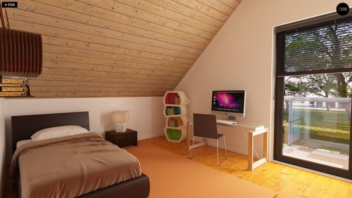 Проект дома U265 - 12 С мансардным этажом дома в Киеве