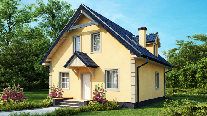 Проект дома U1 el - 2 С мансардным этажом дома в Киеве