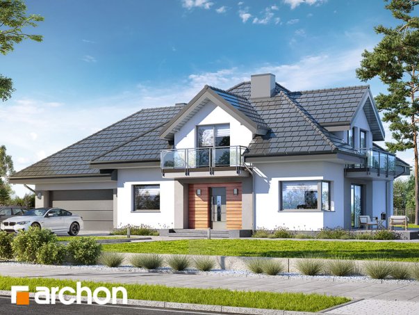 Проект дома Дом в тополях (Г2) - 1 С мансардным этажом дома в Киеве