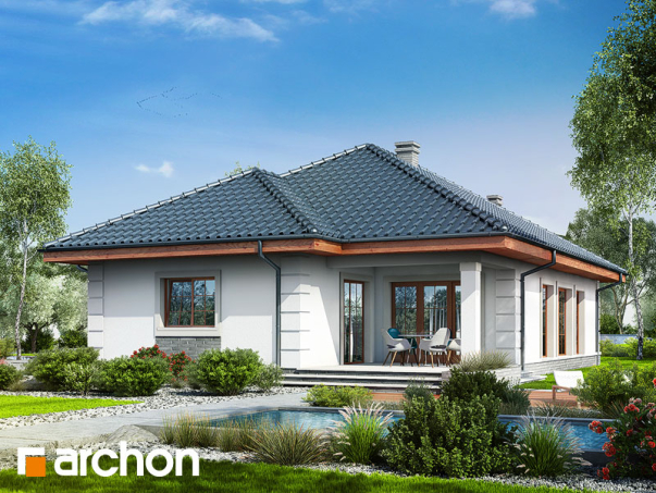 Проект дома Дом в имбире вер.2 - 2 Одноэтажные дома в Киеве