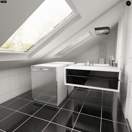 Проект дома U119 - 23 С мансардным этажом дома в Киеве