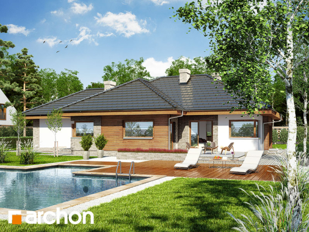 Проект дома Дом под цицербитой (Г2) - 2 Одноэтажные дома в Киеве