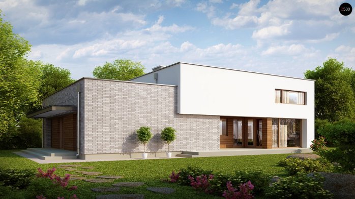 Проект дома Ux34 - 2 Одноэтажные дома в Киеве