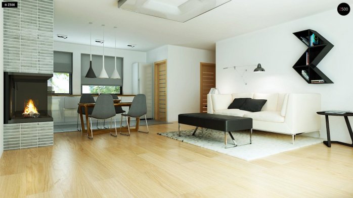 Проект дома Ux53 - 7 Одноэтажные дома в Киеве