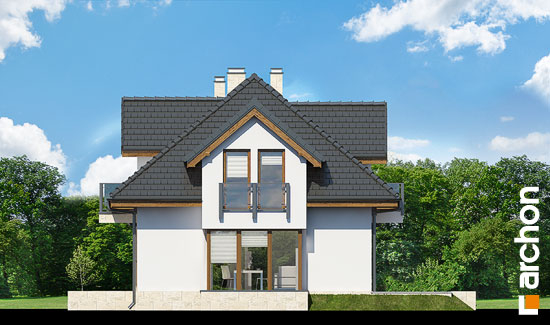 Проект дома Дом в вербене (Н) вер.2 - 4 С мансардным этажом дома в Киеве