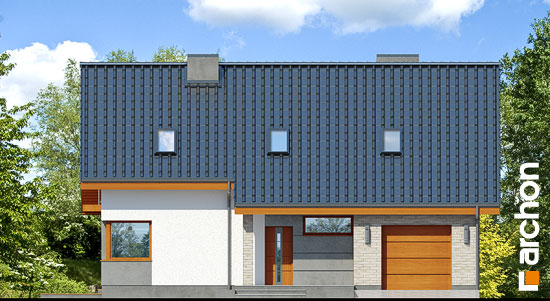 Проект дома Дом в журавках 4 - 3 С мансардным этажом дома в Киеве