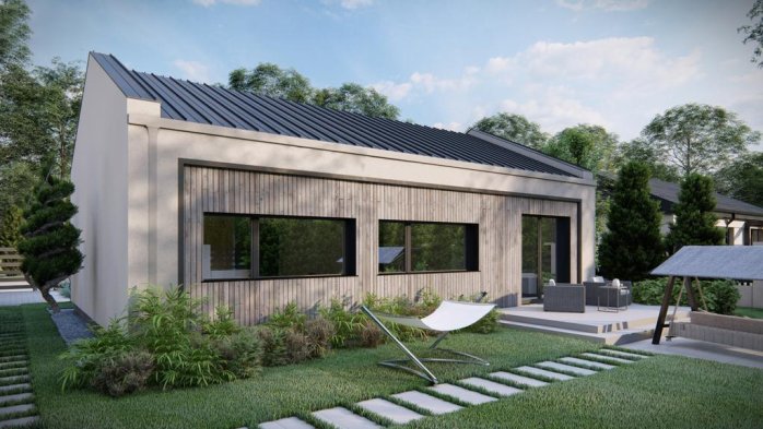 Проект дома U514 - 4 Одноэтажные дома в Киеве