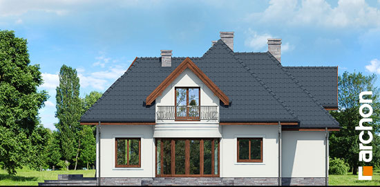 Проект дома Дом в бересклете вер.2 - 4 С мансардным этажом дома в Киеве