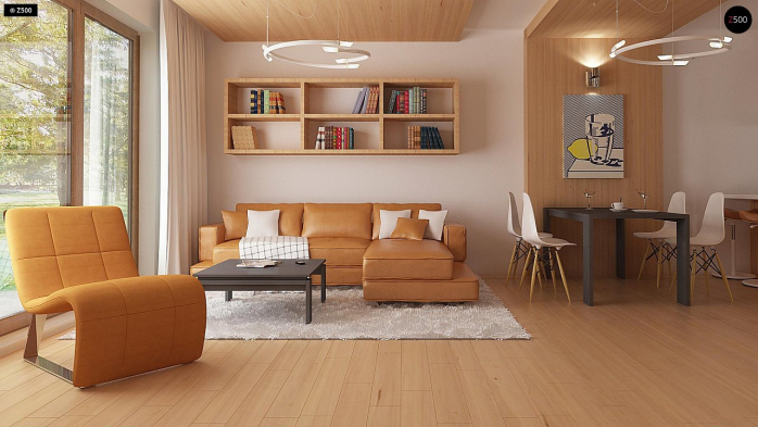 Проект дома U69 GP - 2 Одноэтажные дома в Киеве