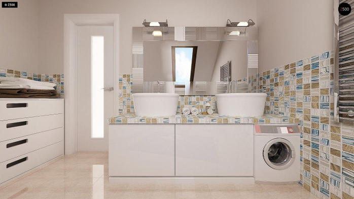 Проект дома U184 - 12 С мансардным этажом дома в Киеве