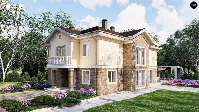 Проект дома Uu12 - 3 Двухэтажные дома в Киеве