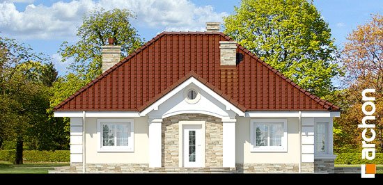 Проект дома Дом в лотосах 2 вер.2 - 3 Одноэтажные дома в Киеве