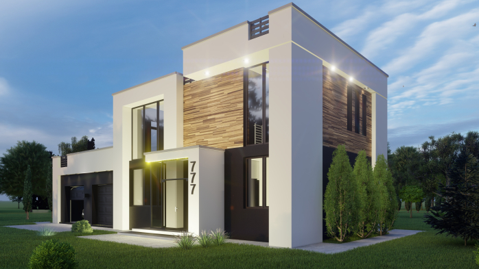 Проект дома DBT 227 - 7 Двухэтажные дома в Киеве