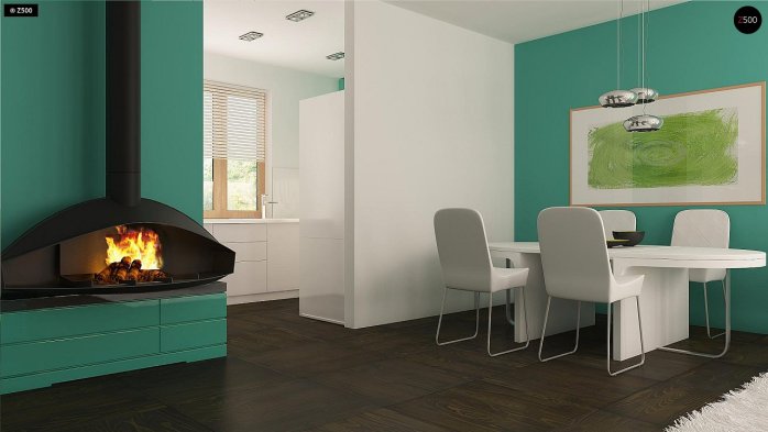 Проект дома U254 - 6 Одноэтажные дома в Киеве