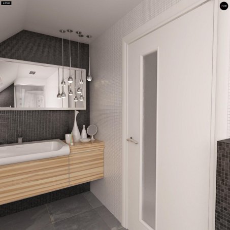 Проект дома U40 - 19 С мансардным этажом дома в Киеве