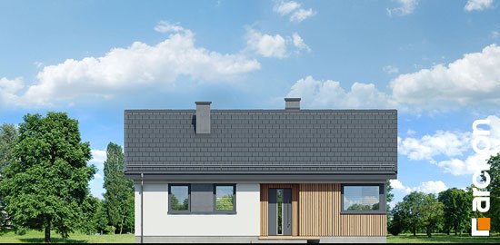 Проект дома Дом в черешне 2 - 3 Одноэтажные дома в Киеве