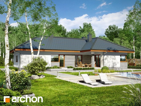 Проект дома Дом в грушках (Г) - 2 Одноэтажные дома в Киеве