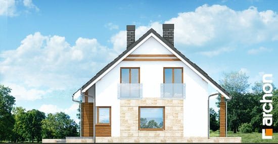 Проект дома Дом в яблонках (Г2) - 4 С мансардным этажом дома в Киеве