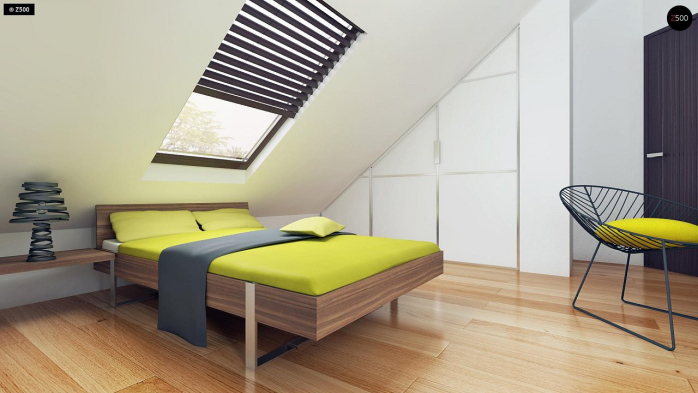 Проект дома U101 - 19 С мансардным этажом дома в Киеве