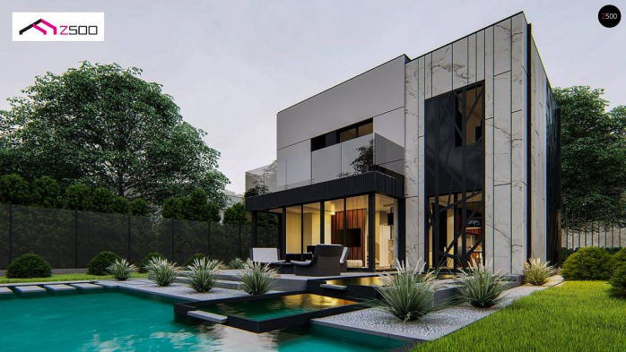 Проект дома Ux90 - 3 Двухэтажные дома в Киеве