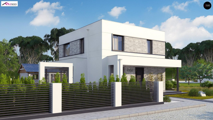 Проект дома Ux92 - 3 Двухэтажные дома в Киеве