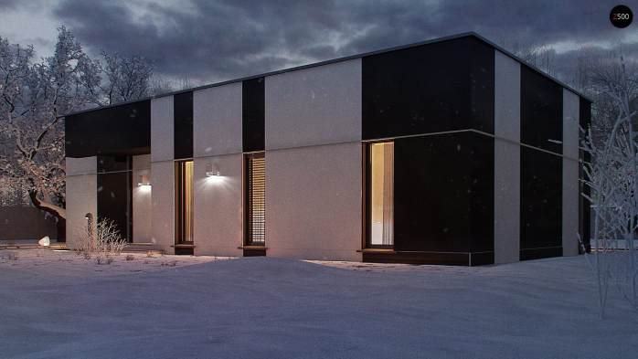 Проект дома Ux116 - 9 Одноэтажные дома в Киеве