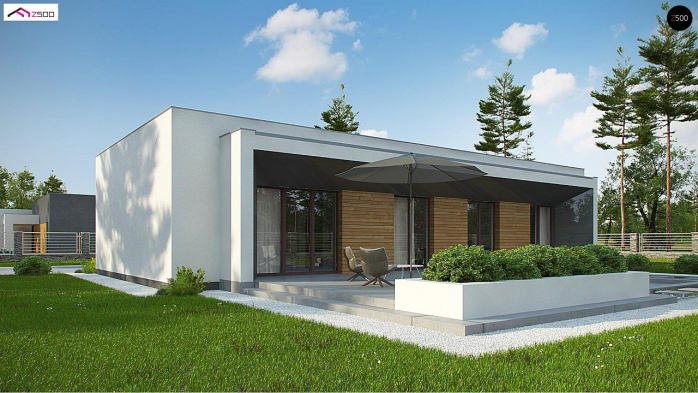 Проект дома Ux135 - 2 Одноэтажные дома в Киеве