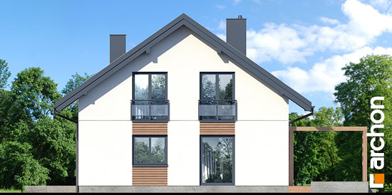 Проект дома Дом в аурорах 14 - 4 С мансардным этажом дома в Киеве