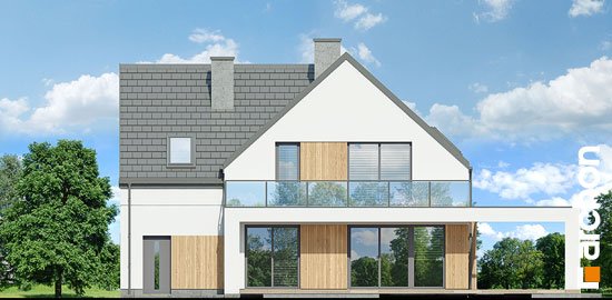 Проект дома Дом в аморфах - 6 С мансардным этажом дома в Киеве