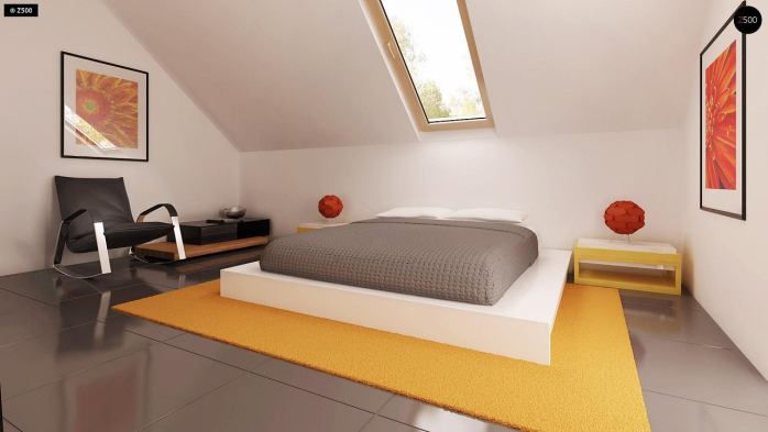 Проект дома U225 - 15 С мансардным этажом дома в Киеве