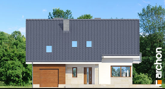 Проект дома Дом в айдаредах вер.2 - 3 С мансардным этажом дома в Киеве