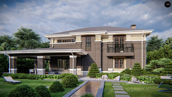 Проект дома Uu15 k - 1 Двухэтажные дома в Киеве