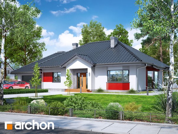 Проект дома Дом в гаурах (Г2Н) - 1 Одноэтажные дома в Киеве