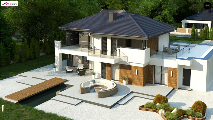 Проект дома U404 - 6 Двухэтажные дома в Киеве