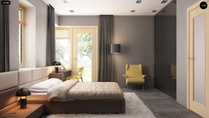 Проект дома U200 L + 100 - 25 Одноэтажные дома в Киеве