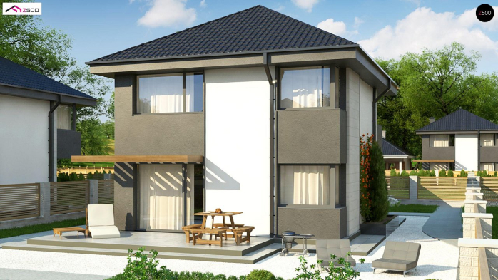 Проект дома U276 - 2 Двухэтажные дома в Киеве