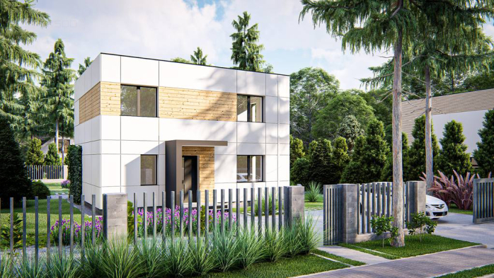 Проект дома Ux212 - 2 Двухэтажные дома в Киеве