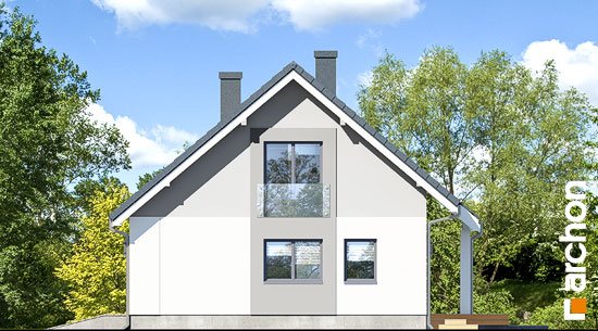 Проект дома Дом в хризантемах (А) - 4 С мансардным этажом дома в Киеве