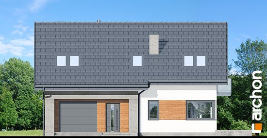 Проект дома Дом в аурорах 7 - 3 С мансардным этажом дома в Киеве