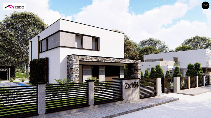 Проект дома Ux164 - 3 Двухэтажные дома в Киеве