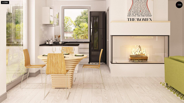 Проект дома U216 - 5 С мансардным этажом дома в Киеве