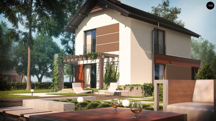 Проект дома U297 GF - 4 Двухэтажные дома в Киеве