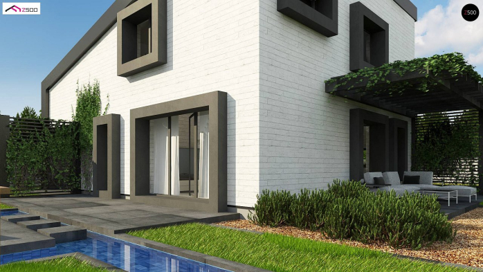 Проект дома U391 - 6 Двухэтажные дома в Киеве