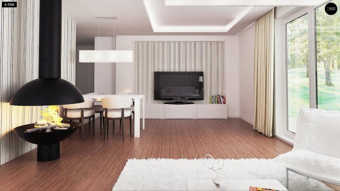 Проект дома U251 - 4 Одноэтажные дома в Киеве