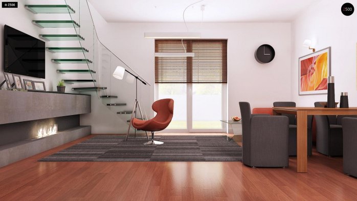 Проект дома U32 - 7 С мансардным этажом дома в Киеве