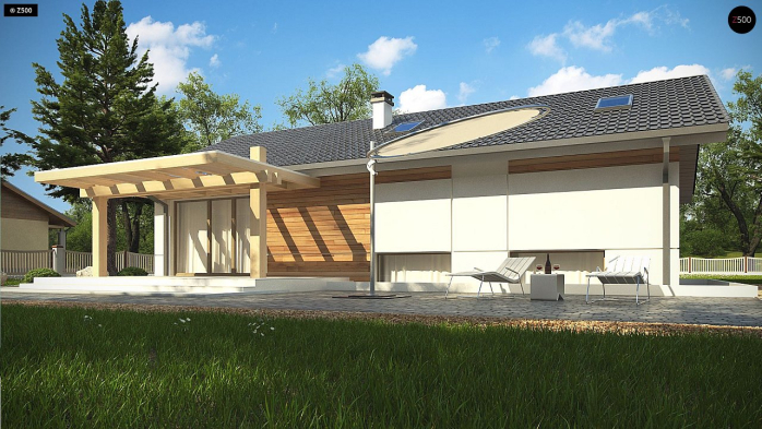 Проект дома U338 - 7 С мансардным этажом дома в Киеве