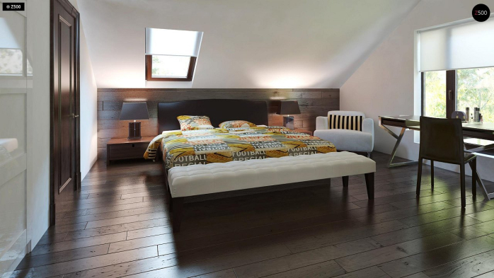 Проект дома U222 - 14 С мансардным этажом дома в Киеве